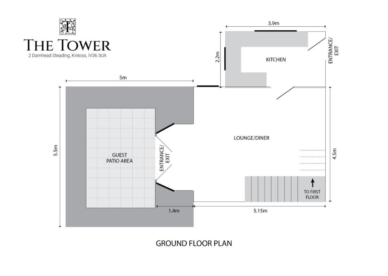 The Tower, Moray Firth Holiday Home Kinloss ภายนอก รูปภาพ